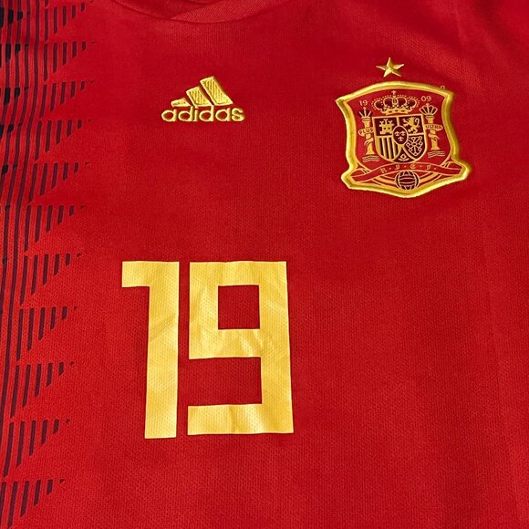 🇪🇸Adidas SPAIN 2017/18 Men's Soccer Fútbol Jersey Size M 2018 FIFA WORLD CUP! - Picture 3 of 14